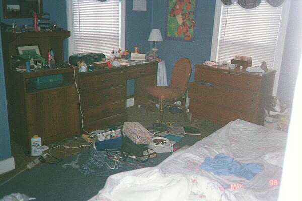 My room at it's dirtiest